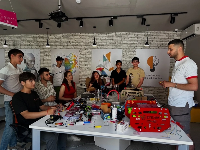  An Engaging and Educational Training Was Organized at the Shirvan STEAM Center by STEAM Azerbaijan Experts
