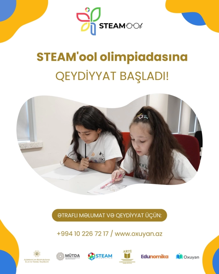 Registration for the STEAM'ool Olympiad has begun! 🚀